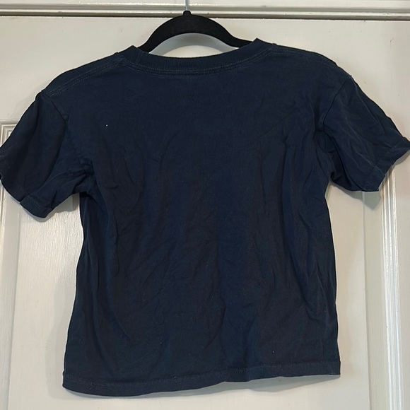 Alstyle Blue and Gold Short Sleeve Tee Eye-Catching Design - Picture 5 of 6